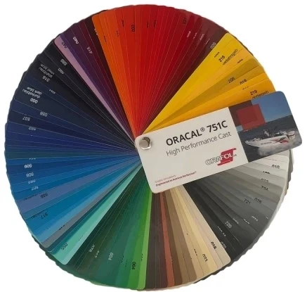 Oracal 751 Farvekort - Vifte