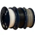 SKILPRO - PLA++ Filament pakke - 1kg Hvid, 1kg sort og 1kg gr&aring;